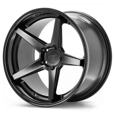 Ferrada FR3 Wheels Matte black with gloss black lip Mustang GT/V6/EcoBoost 2005-2024 + Brembo